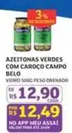 Assaí Atacadista Campo belo - azeitonas verdes com caroço oferta