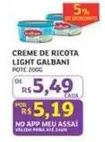 Assaí Atacadista Galbani - creme de ricota light oferta