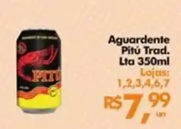 Supermercados Archer Aguardente Pitú Trad. oferta