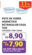 Assaí Atacadista Rs - pote de vidro hermetico casa oferta