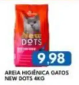 Rancho Bom Supermercados Areia higiênica gatos new dots oferta
