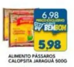 Rancho Bom Supermercados alimento pássaros calopsita jaraguá oferta