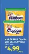 Assaí Atacadista Claybom - margarina com ou sem sal oferta