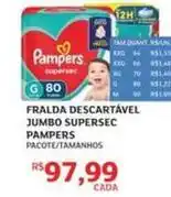 Assaí Atacadista Pampers - fralda descartável jumbo supersec oferta