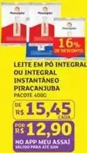 Assaí Atacadista Piracanjuba - leite em po integral ou integral instataneo oferta
