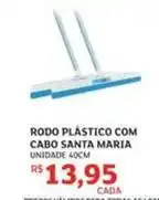 Assaí Atacadista Maria - rodo plástico com cabo santa oferta