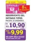 Assaí Atacadista Intimus - absorvente gel oferta
