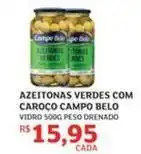 Assaí Atacadista Campo belo - azeitonas verdes com caroço campo oferta