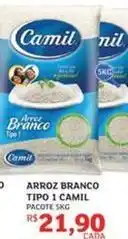 Assaí Atacadista Camil - arroz branco tipo 1 oferta