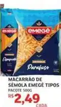 Assaí Atacadista Emegê - macarrão de semola tipos oferta