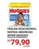 Assaí Atacadista Huggies - fralda descartável rapida absorção hiper oferta