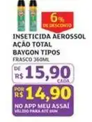 Assaí Atacadista Baygon - inseticida aerossol acão total tipos oferta
