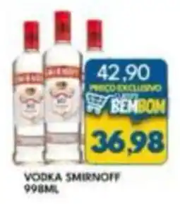Rancho Bom Supermercados Vodka smirnoff oferta