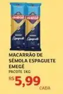 Assaí Atacadista Emegê - macarrao de semola espaguete oferta
