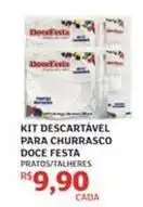 Assaí Atacadista Doce dia - kit descartável para churrasco oferta