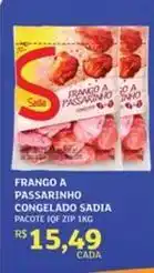 Assaí Atacadista Sadia - frango a passarinho congelado oferta