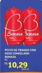 Assaí Atacadista Bonasa - peito de frango com osso congelado oferta