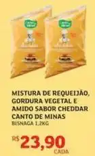 Sabor - mistura de requeijão, gordura vegetal e amido sabor cheddar