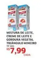 Assaí Atacadista Mineiro - mistura de leite, creme de leite e gordura vegetal triângulo oferta
