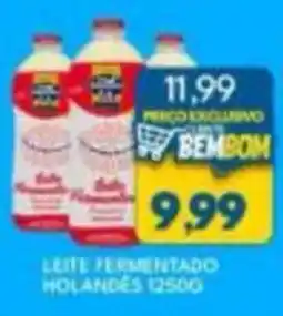 Rancho Bom Supermercados Leite fermentado holandês oferta