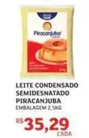 Assaí Atacadista Piracanjuba - leite condensado semidesnatado oferta