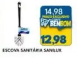 Rancho Bom Supermercados escova sanitária sanilux oferta