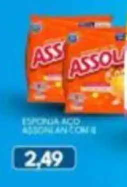 Rancho Bom Supermercados esponja aco assouan com 8 oferta