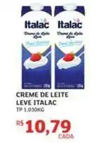 Assaí Atacadista Italac - creme de leite leve oferta