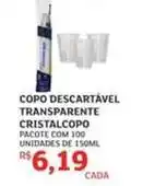Assaí Atacadista De - copo descartável transparente cristalcopo oferta