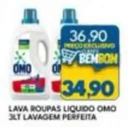 Rancho Bom Supermercados Lava roupas liquido omo oferta