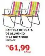 Assaí Atacadista De - cadeira de praia de aluminio fixa oferta