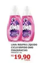 Assaí Atacadista Omo - lava-roupas líquido cíclo rápido ómo fragrâncias oferta