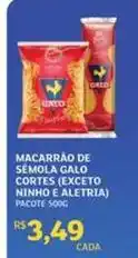 Assaí Atacadista Ninho - macarrão de semola gold cortes (exceto e aletria) oferta