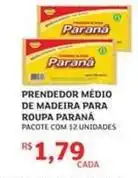 Assaí Atacadista Paraná - prendedor medio de madeira para roupa oferta