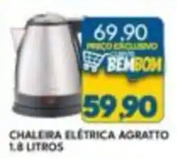 Rancho Bom Supermercados Chaleira elétrica agratto oferta