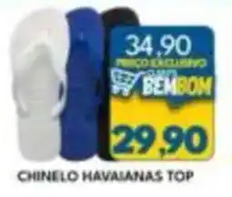 Rancho Bom Supermercados chinelo havaianas top oferta