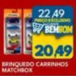Rancho Bom Supermercados brinquedo carrinhos matchbox oferta