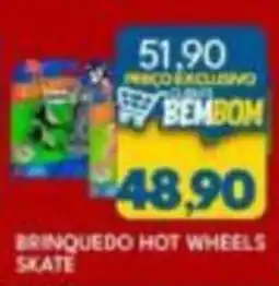 Rancho Bom Supermercados brinquedo hot wheels skate oferta