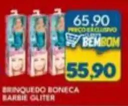 Rancho Bom Supermercados brinquedo boneca barbie gliter oferta