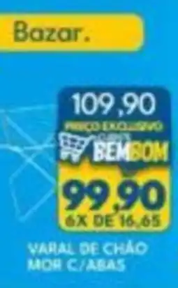 Rancho Bom Supermercados varal de chão mor c/abas oferta