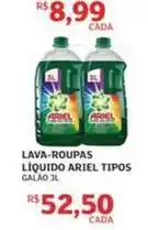 Assaí Atacadista Ariel - lava-roupas líquido tipos oferta