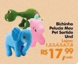 Supermercados Archer Bichinho Pelucia Meu Pet Sortido oferta