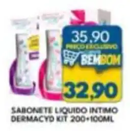 Rancho Bom Supermercados Sabonete liquido intimo dermacyo kit oferta