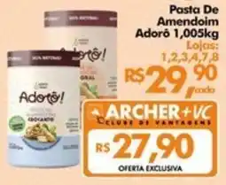 Supermercados Archer Pasta de amendoim adoró! oferta