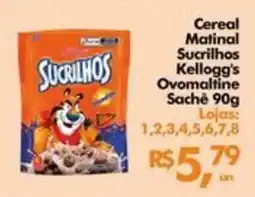 Supermercados Archer Cereal Matinal Sucrilhos Kellogg's Ovomaltine oferta