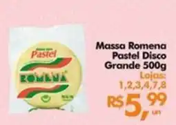 Supermercados Archer Massa romena pastel disco grande oferta