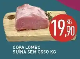 Calvo Atacadista Copa lombo suina sem osso kg oferta