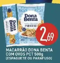 Calvo Atacadista Macarrão dona benta oferta