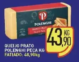 Calvo Atacadista Queijo prato polenghi peça kg oferta
