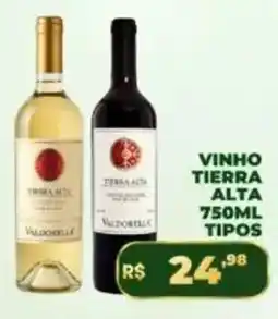 Supermercado Padrão vinho tierra alta oferta